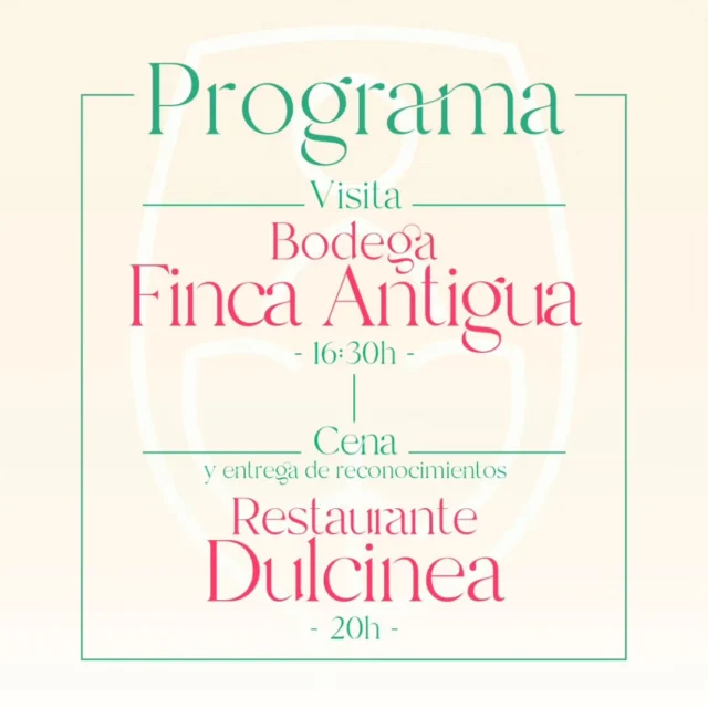 Programa del Día del Enólogo el próximo viernes 29 de noviembre 🍷🍇🫂