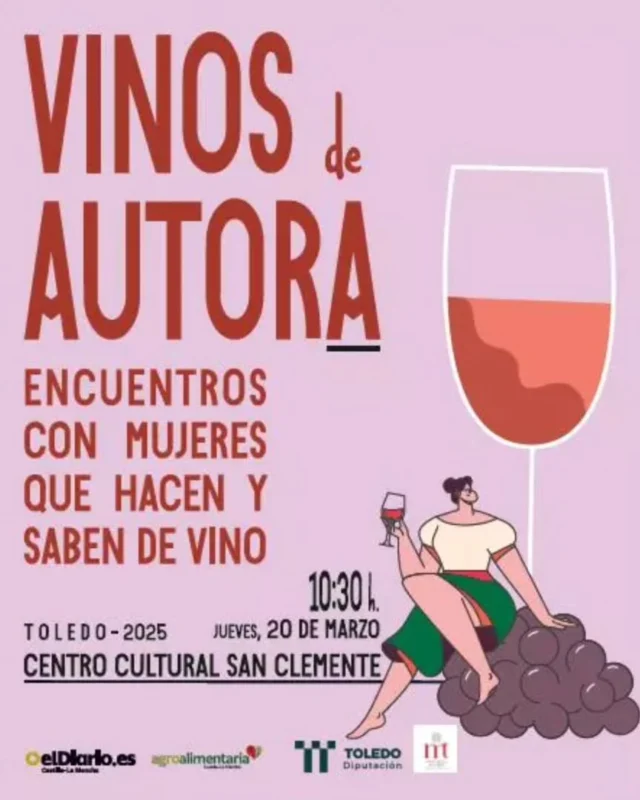 Toledo acoge 'Vinos de Autora', un encuentro con las mujeres que están revolucionando la viticultura 🍷🍇♀️

La jornada arrancará con una ponencia de Milagros Romero, decana del Colegio de Enólogos de Castilla-La Mancha, y una de las mujeres que más saben de vino, quien desgranará su experiencia con una charla sobre la ‘Enología en femenino: historia, innovación y liderazgo“.

Jornada organizada por elDiario.es Castilla-La Mancha y su sección Agroalimentaria

#enologia #coeclm #mujeresenlaenologia #vinoadeautora